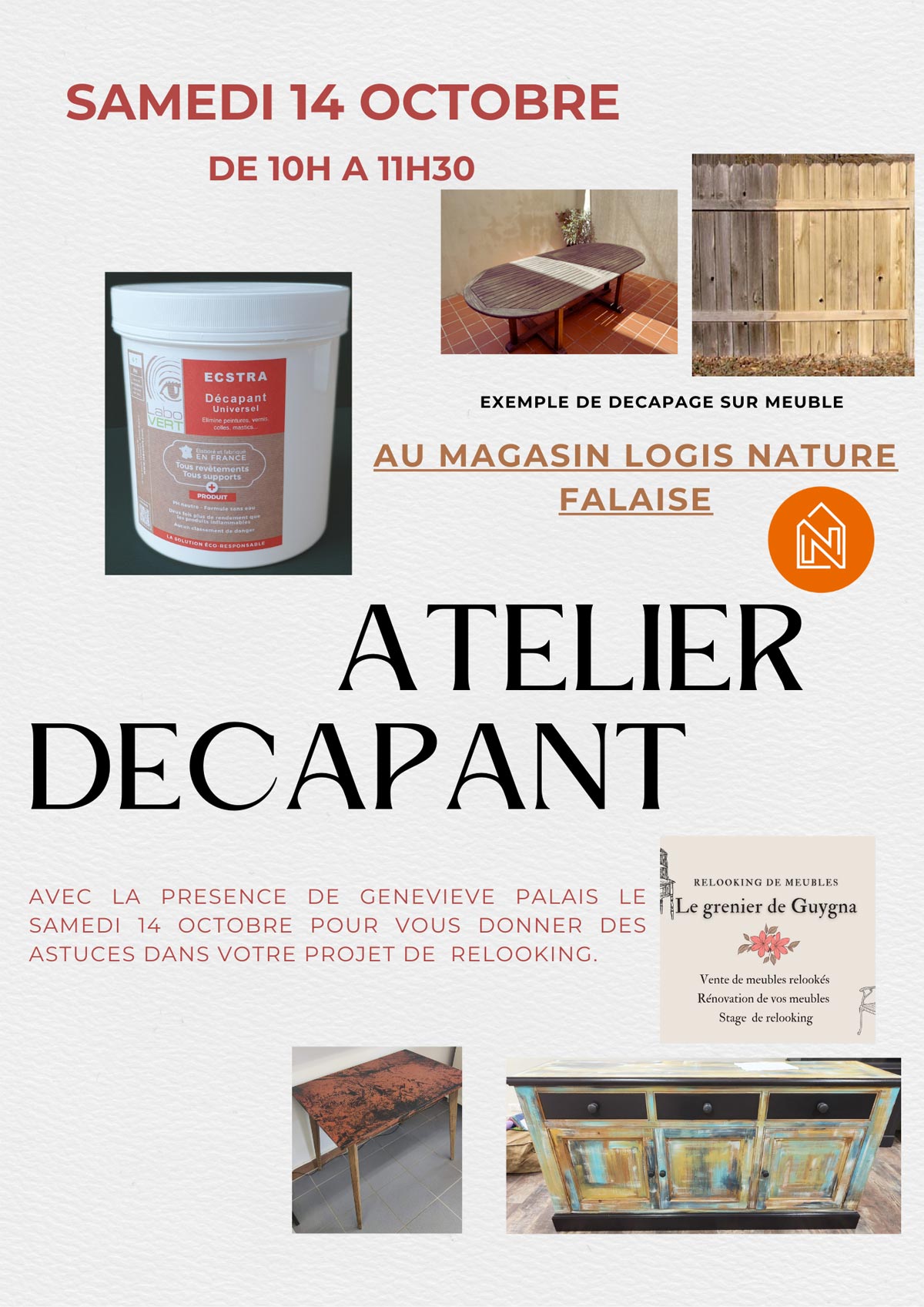 Atelier décapant